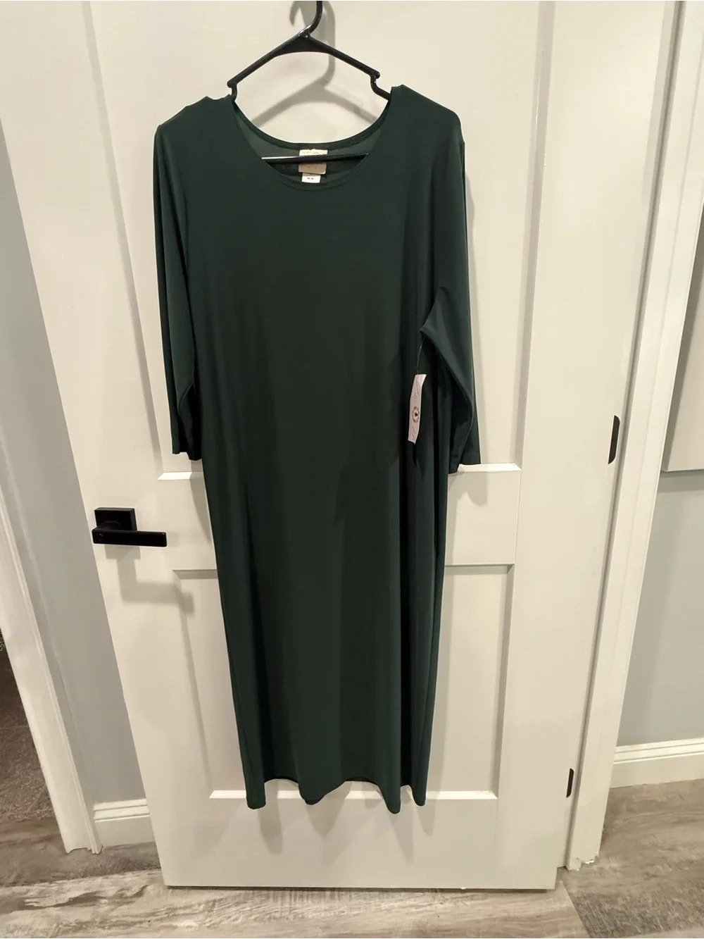 Zadie B’s Layering Dress Hunter Green Midi Dress Dark Green size L